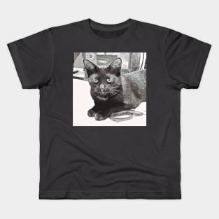 BLACK CAT MASTERS Kids T-Shirt